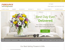 Tablet Screenshot of piersonsflowershop.com